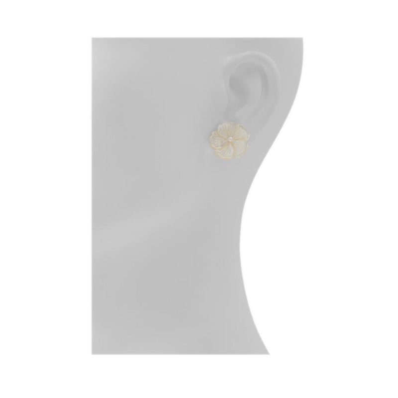 Camelliaa Earrings - Ice