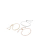 Sorraya Bracelets - Metallic Multi