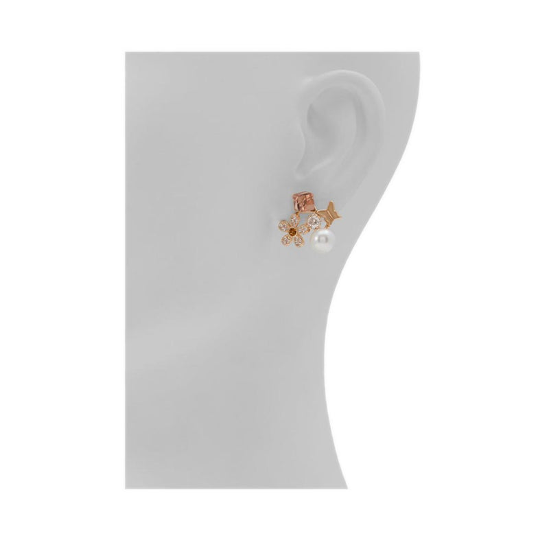 Marigolld Earrings - Gold/Clear Multi