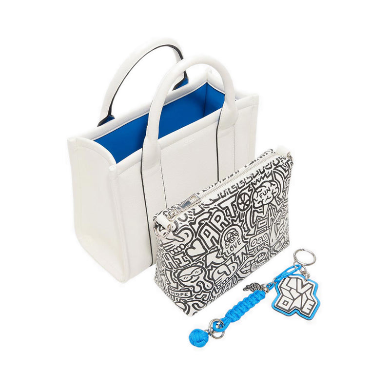 ALDO x Artist Series TGOODMAN04 SATCHEL - WHITE