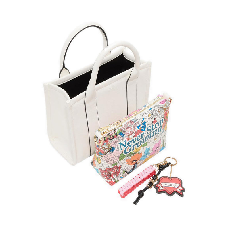 ALDO x Artist Series WHATISADAM04 SATCHEL - WHITE