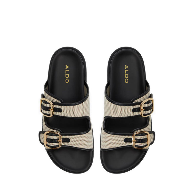 DEVANASSI SANDALS OPEN TOE & HEEL-FLAT HEELS - OPEN NATURAL