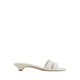 SCARLETTA HEELED SANDALS - WHITE/BONE