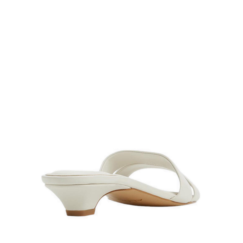 ALDO SCARLETTA HEELED SANDALS - WHITE/BONE