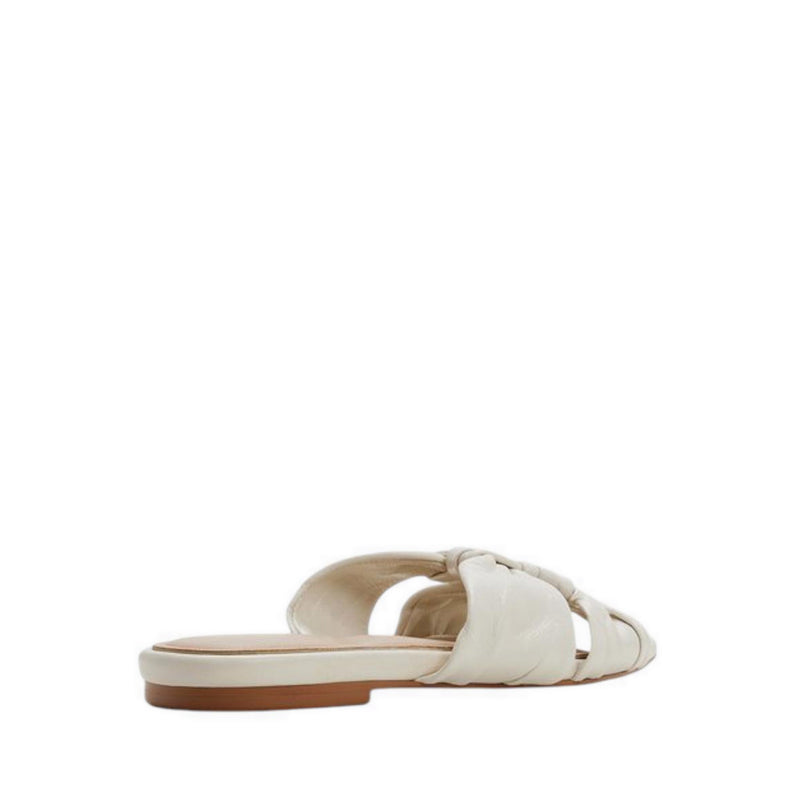 ALDO HENRIELLE-IN FLAT SANDALS - WHITE/BONE