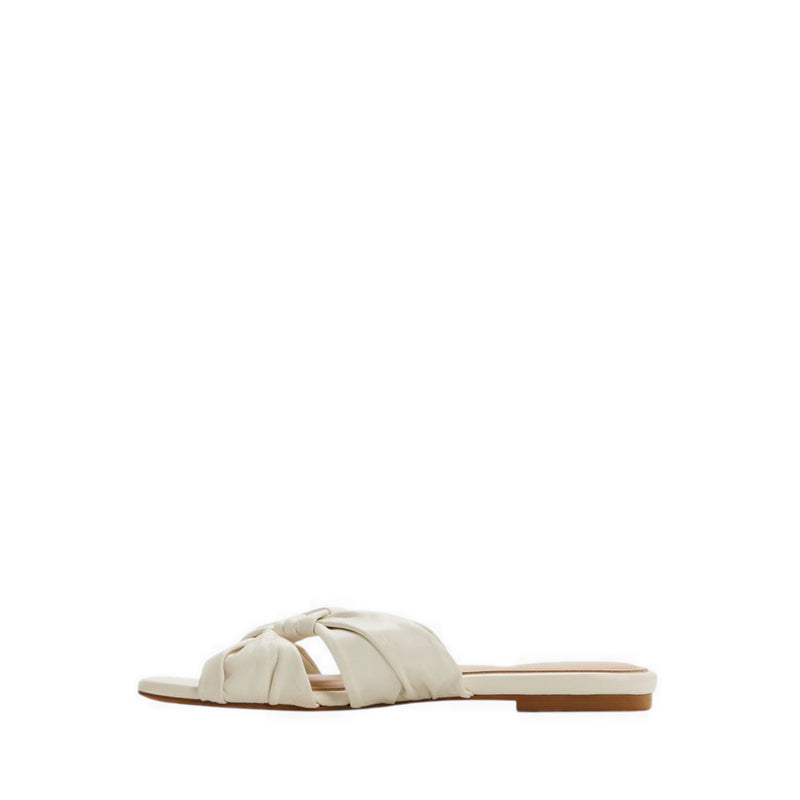 ALDO HENRIELLE-IN FLAT SANDALS - WHITE/BONE