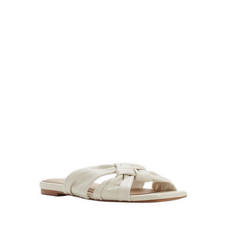 ALDO HENRIELLE-IN FLAT SANDALS - WHITE/BONE