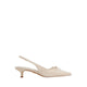 AZIZZA HEELED SHOES - CREAM