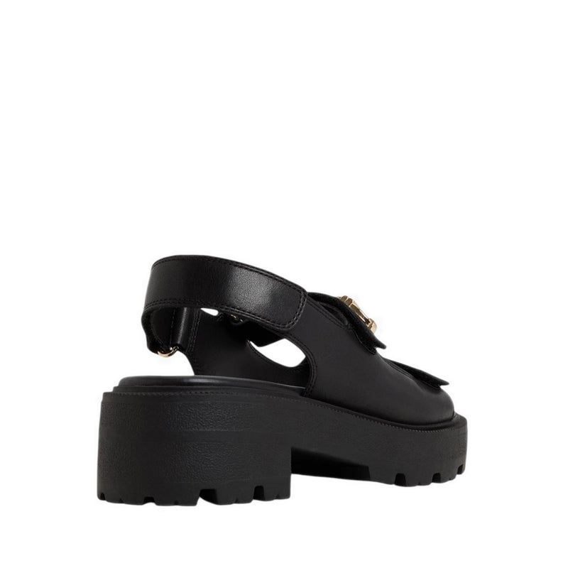 Drirani Wedge Sandals - Black