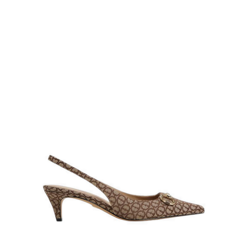 ALDO FINNEA HEELED SHOES - OPEN BROWN