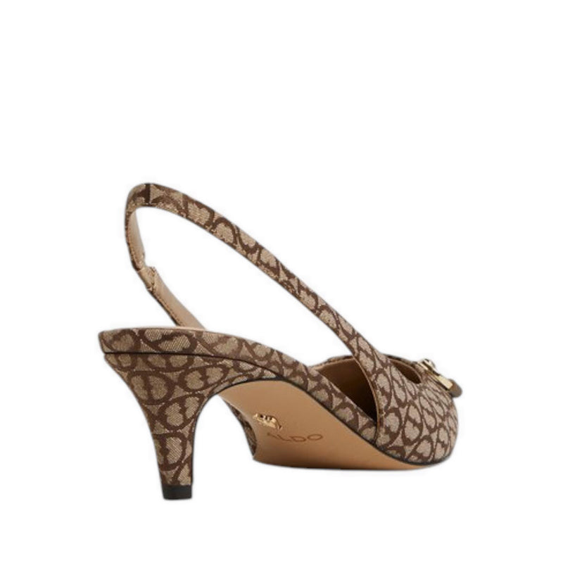 ALDO FINNEA HEELED SHOES - OPEN BROWN