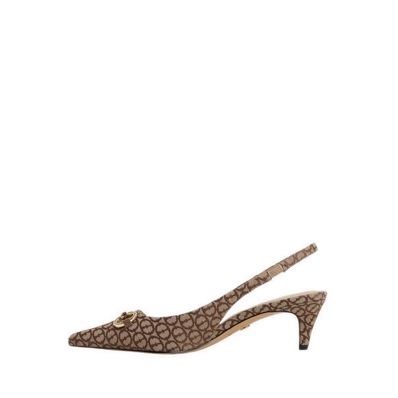 ALDO FINNEA HEELED SHOES - OPEN BROWN