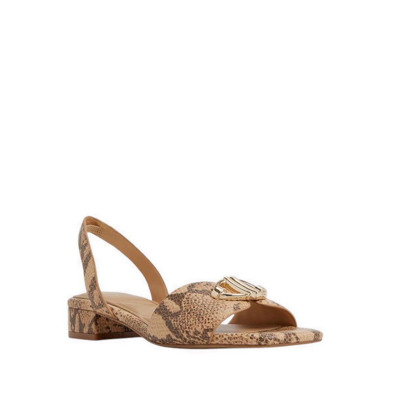 ALDO JAZMINA HEELED SANDALS - TAN MULTI
