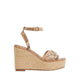 Droin Wedge Sandals - Tan Multi
