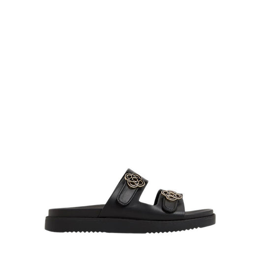 Delainey Footbed Sandals - Black
