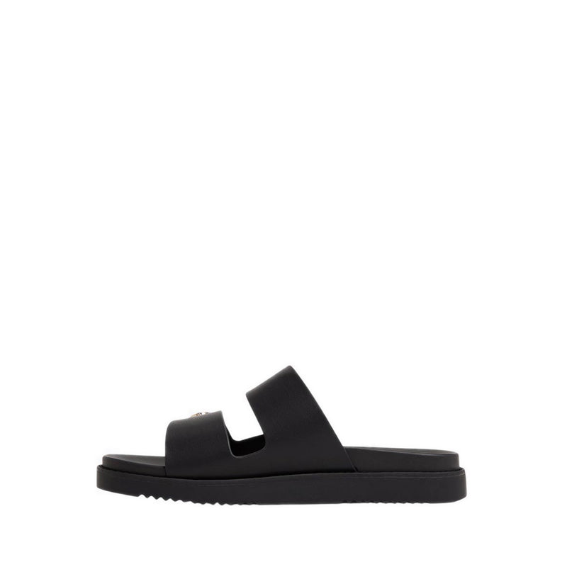 Delainey Footbed Sandals - Black