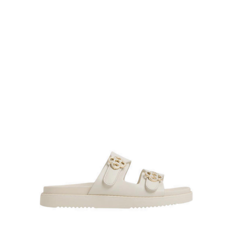 Delainey Footbed Sandals - White/Bone
