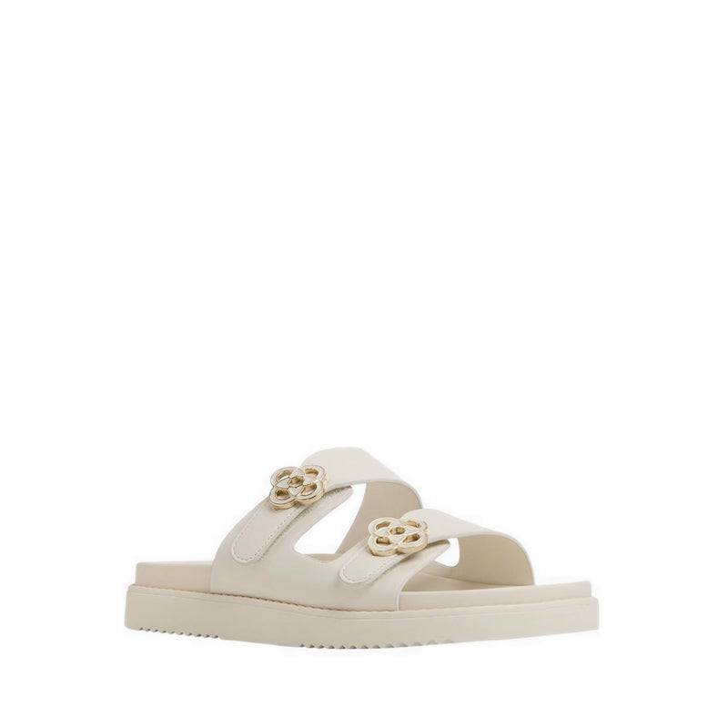Delainey Footbed Sandals - White/Bone