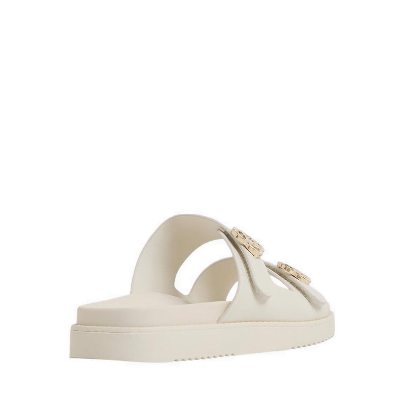 Delainey Footbed Sandals - White/Bone