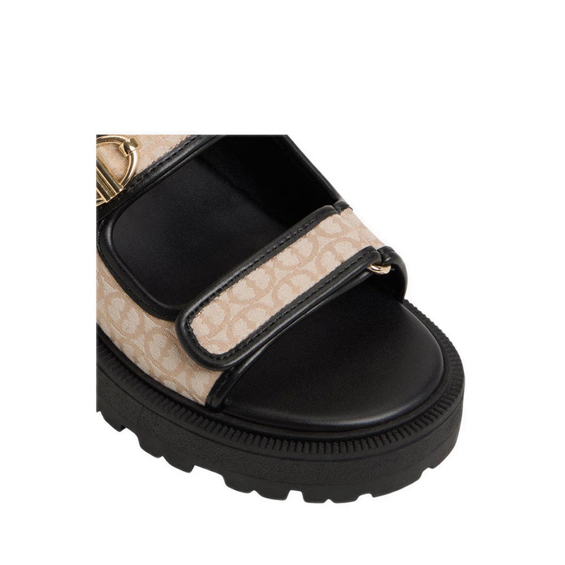 ALDO DRIRANA WEDGE SANDALS - CREAM