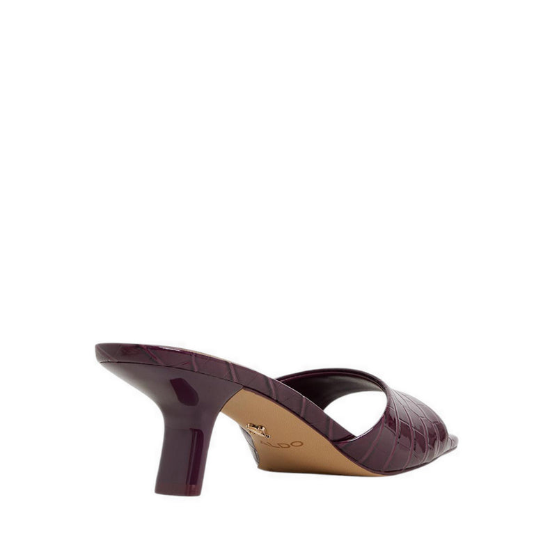 ALDO ENCHANTING HEELED SANDALS - BORDO