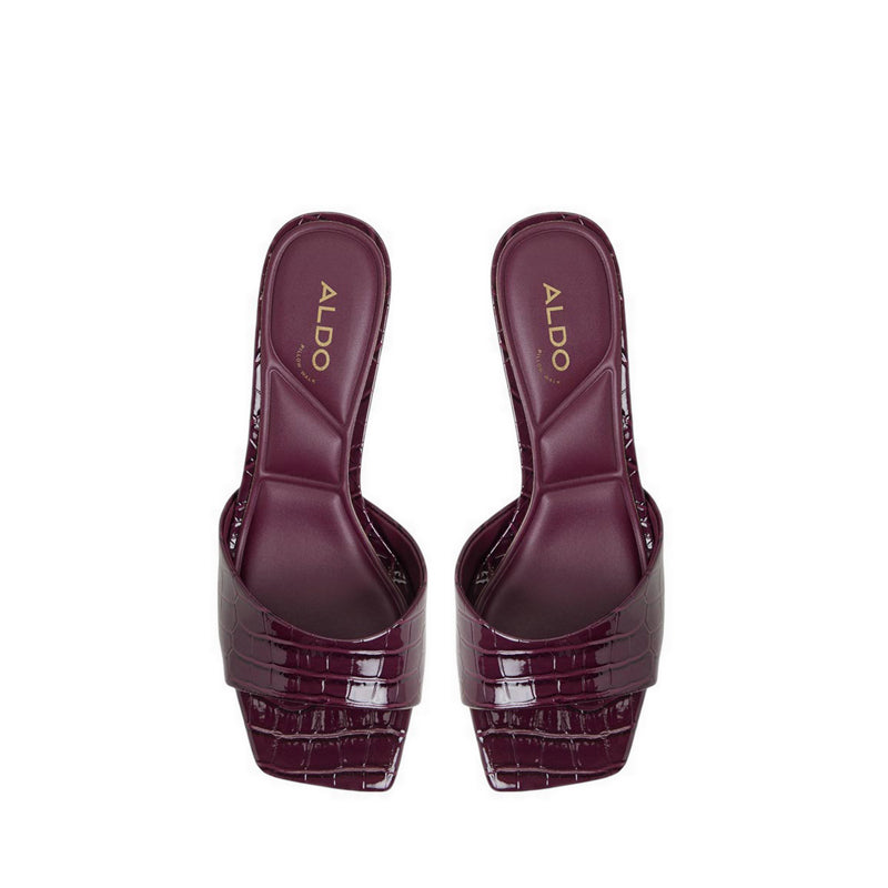 ALDO ENCHANTING HEELED SANDALS - BORDO