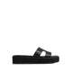 ANAYELIE BEACH SANDALS - BLACK