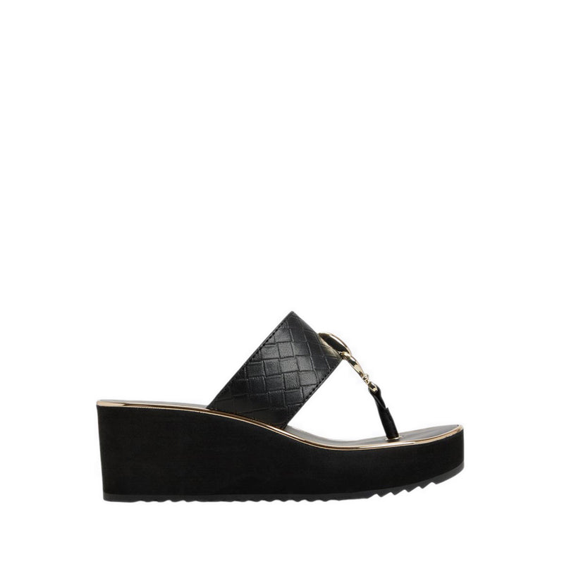 ALDO PENELOPY BEACH SANDALS - BLACK