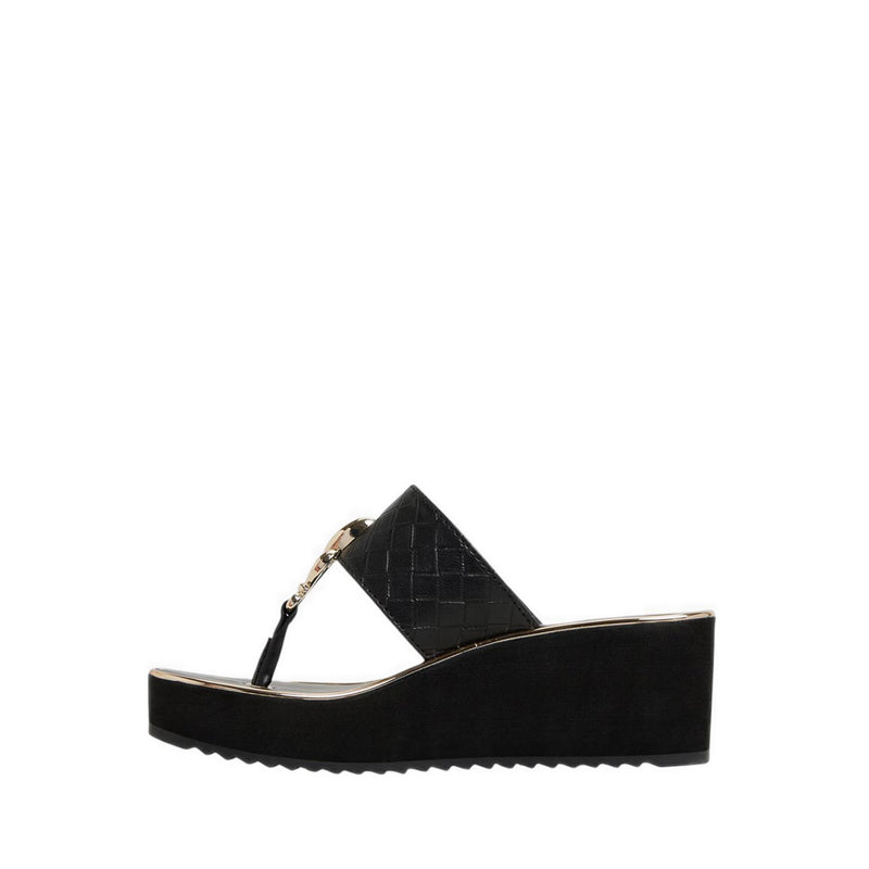 ALDO PENELOPY BEACH SANDALS - BLACK