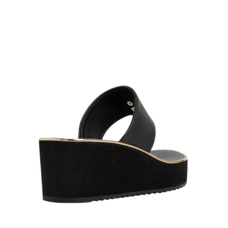 ALDO PENELOPY BEACH SANDALS - BLACK