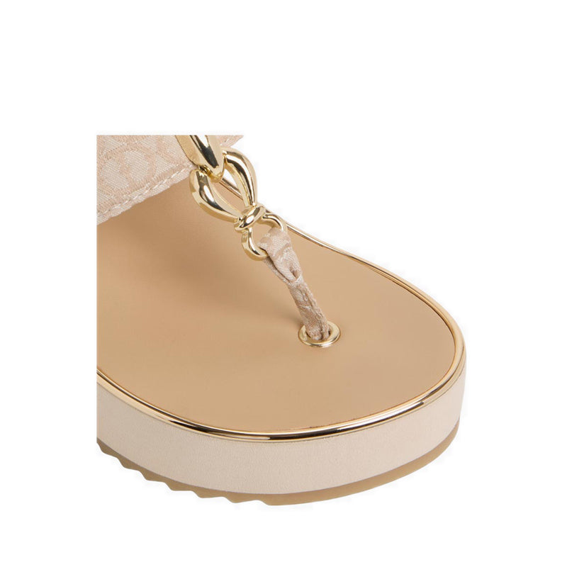 ALDO PENELOPY BEACH SANDALS - CREAM