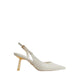 JEANNY HEELED SHOES - WHITE/BONE