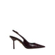SERALINA HEELED SHOES - BORDO