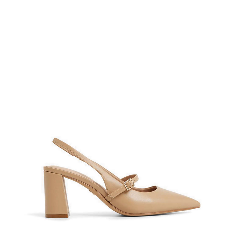 VESTIAN HEELED SHOES - BEIGE