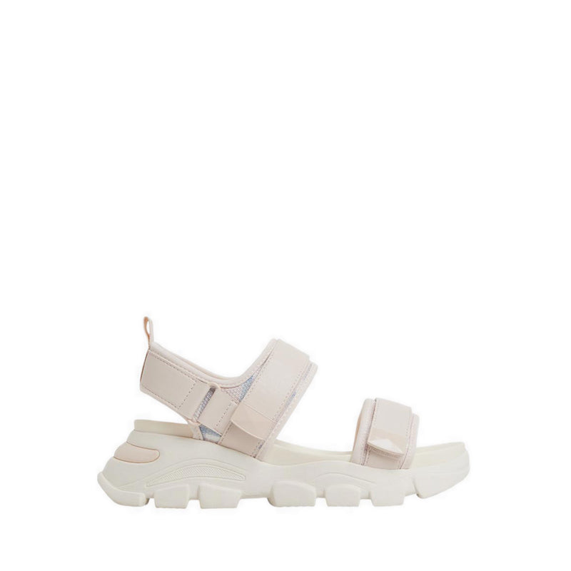 ALDO GODISH WEDGE SANDALS - CREAM MULTI