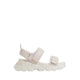 GODISH WEDGE SANDALS - CREAM MULTI