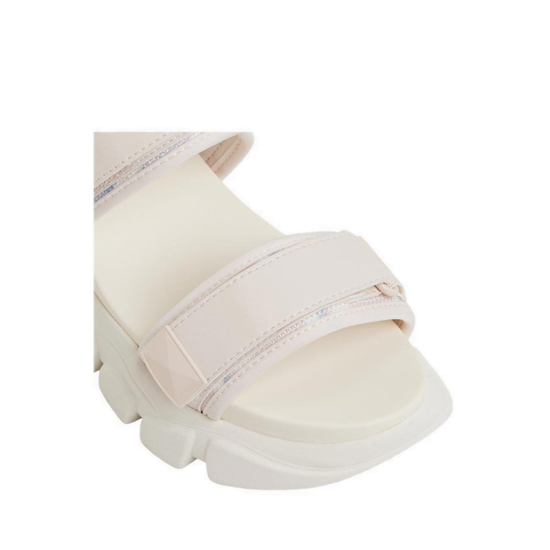 ALDO GODISH WEDGE SANDALS - CREAM MULTI