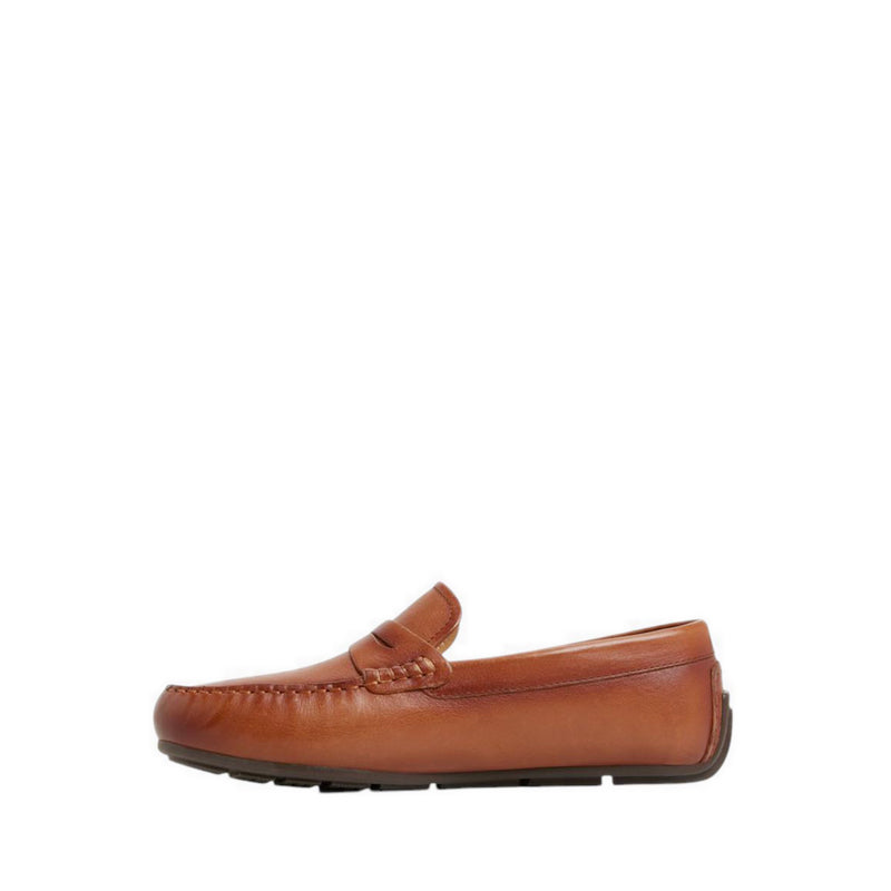 ALDO REMUS LOAFERS - COGNAC
