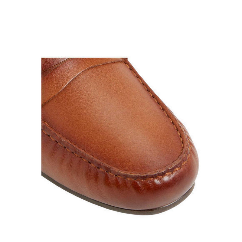 ALDO REMUS LOAFERS - COGNAC