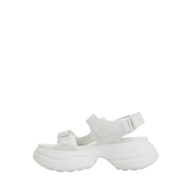 ALDO HALALERIA WEDGE SANDALS - WHITE