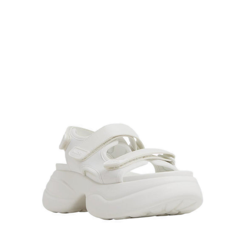 ALDO HALALERIA WEDGE SANDALS - WHITE