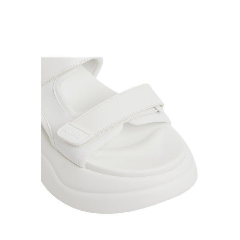ALDO HALALERIA WEDGE SANDALS - WHITE