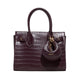 AURALIE SATCHEL - DARK RED