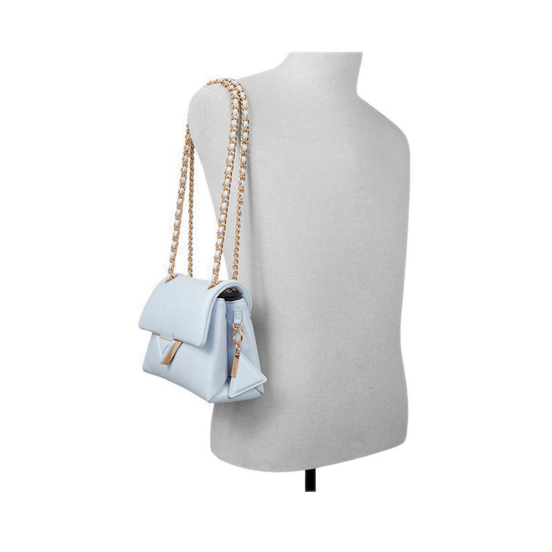 ALDO SOFTPUFF CROSS BODY - LIGHT BLUE