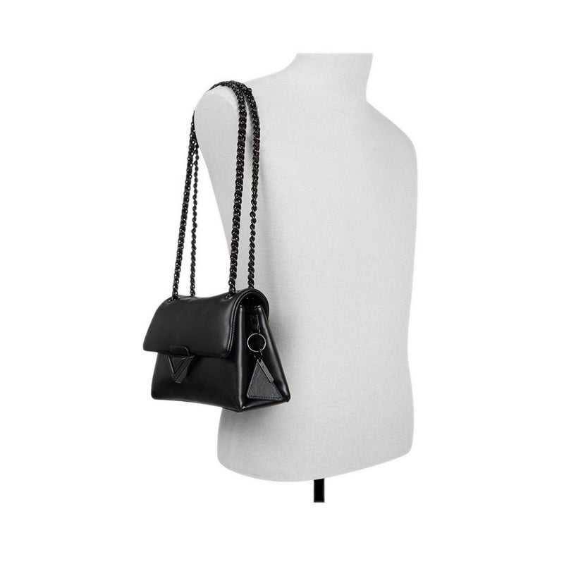 ALDO SOFTPUFF CROSS BODY - BLACK/BLACK