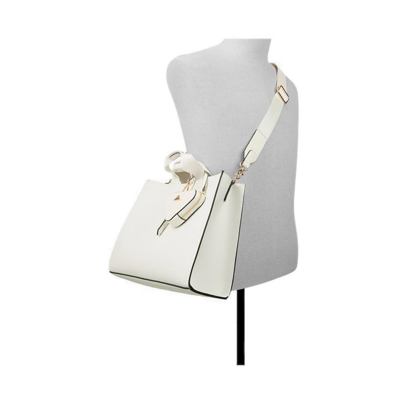 ALDO MTL72BAG SATCHEL - WHITE