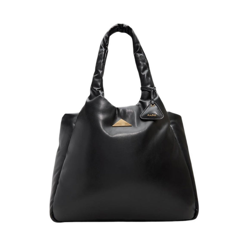 ALDO PPUFFCARRYY SATCHEL - BLACK OVERFLOW