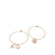 PANDION BRACELETS - BLACK/GOLD MULTI