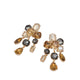 BROCLAYLA EARRINGS - LIGHT BROWN