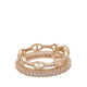 PRISCILLIA RINGS - GOLD/CLEAR MULTI